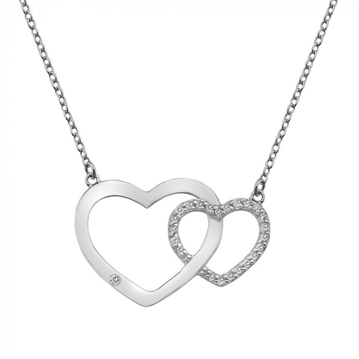 Strieborný náhrdelník Hot Diamonds Love DN128