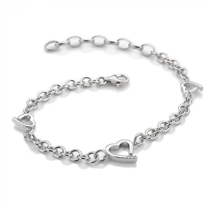 Strieborný náramok Hot Diamonds Love DL564