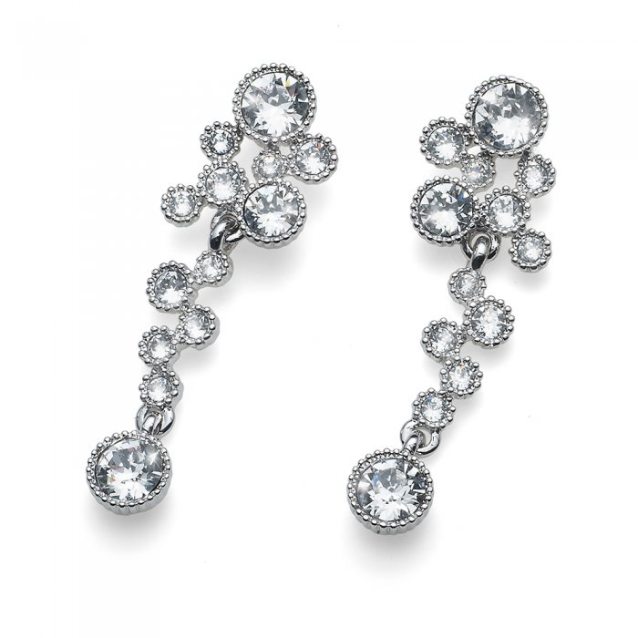 Náušnice s krištáľmi Swarovski Oliver Weber External crystal