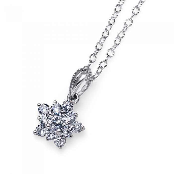 Strieborný prívesok s krištálmi Swarovski Oliver Weber Subtle