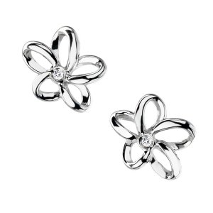 Strieborné náušnice HOT DIAMONDS Paradise DE248