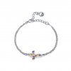 Náramok s krištálmi Swarovski Oliver Weber Gaudi Croix multi