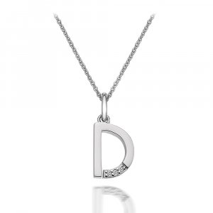 Strieborný prívesok Hot Diamonds Micro D Clasic DP404
