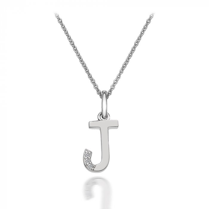 Strieborný prívesok Hot Diamonds Micro J Clasic DP410