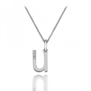 Strieborný prívesok Hot Diamonds Micro U Clasic DP421