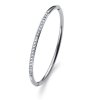Náramok s krištáľmi Swarovski Oliver Weber Plain Steel