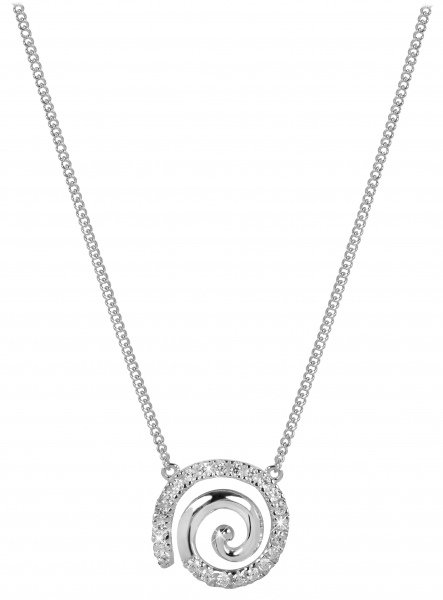 Silver Cat strieborný náhrdelník so zirkónmi SC256