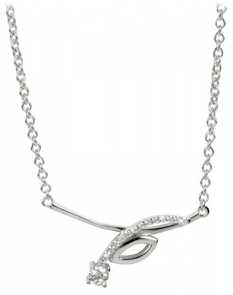 Silver Cat strieborný náhrdelník so zirkónmi SC234