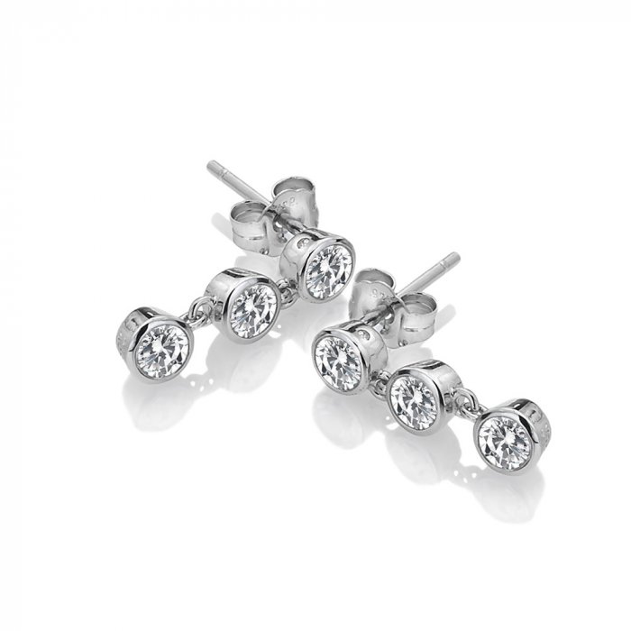 Strieborné náušnice Hot Diamonds Willow DE585