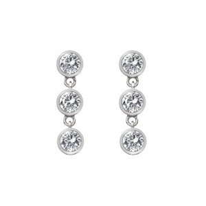 Strieborné náušnice Hot Diamonds Willow DE585