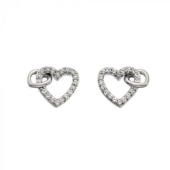 Strieborné náušnice Hot Diamonds Flora DE605