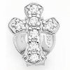 Strieborné náušnice Amen Cross