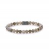 Dámsky náramok Rebel & Rose Labradorite Shield 925 RR-6S005-S-S