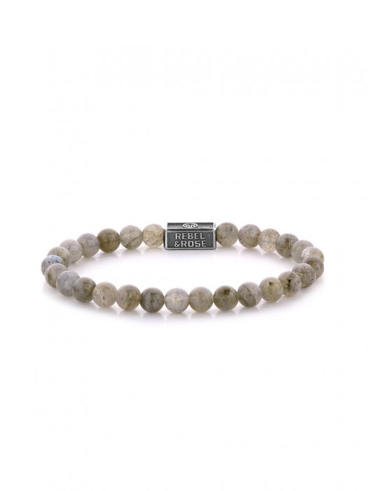 Dámsky náramok Rebel & Rose Labradorite Shield 925 RR-6S005-S-S