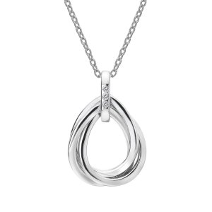 Strieborný prívesok Hot Diamonds Trio Teardrop DP779