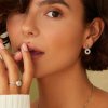 Strieborné náušnice Hot Diamonds Forever DE723