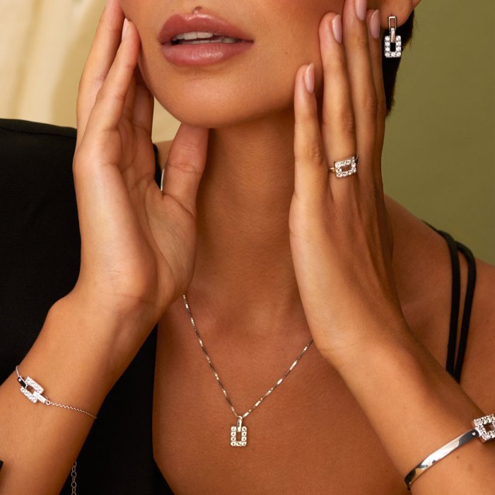 Strieborný náramok Hot Diamonds Echo DL648
