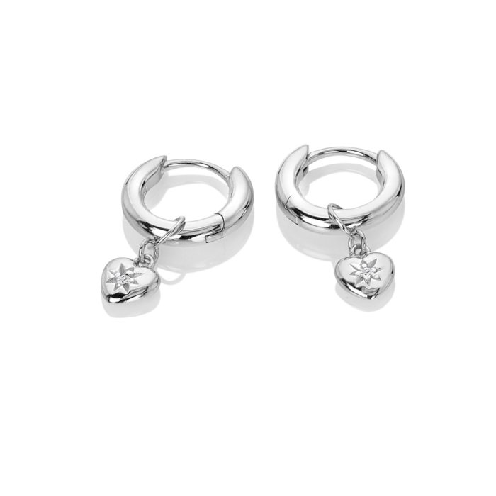 Strieborné náušnice Hot Diamonds Most Loved DE718