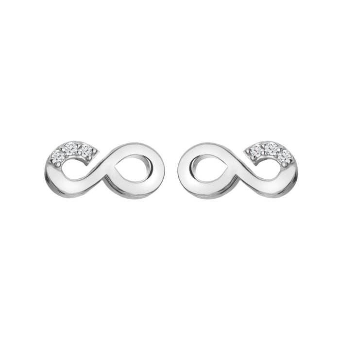 Strieborné náušnice Hot Diamonds Much Loved DE731
