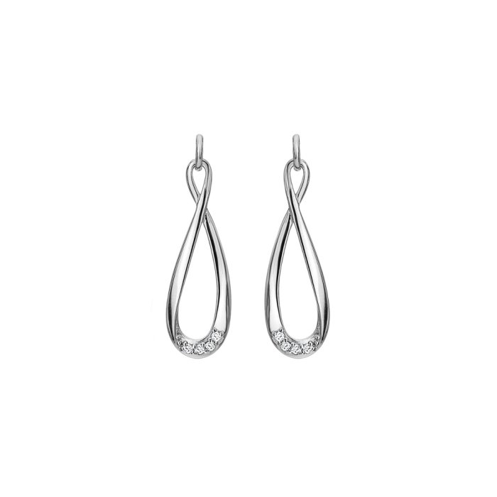 Strieborné náušnice Hot Diamonds Most Loved DE742