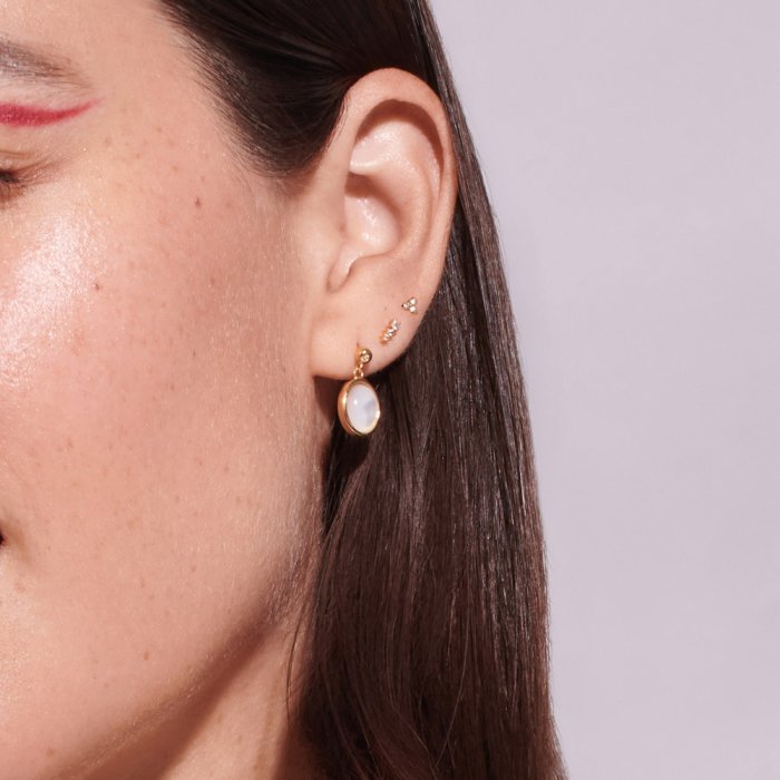 Strieborné náušnice Hot Diamonds x Jac Jossa Hope DE753
