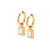 Strieborné náušnice Hot Diamonds X Gemstones DE765