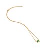 Strieborný náhrdelník Hot Diamonds X Gemstones Rectangle DN181