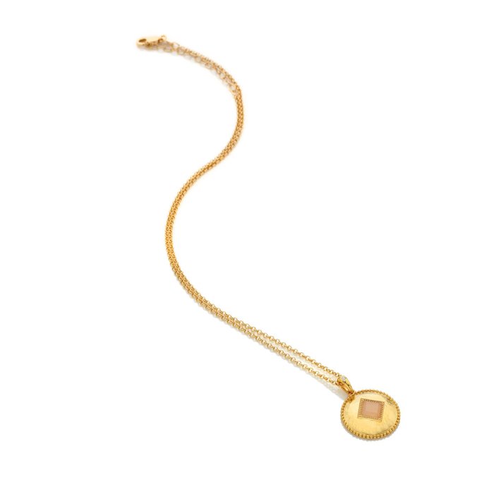Strieborný prívesok Hot Diamonds X Gemstones Coin DP936