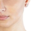 Strieborné náušnice HOT DIAMONDS Emozioni Scintilla Rose Gold DE457