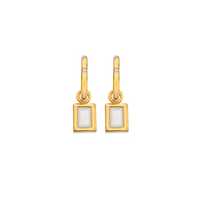 Strieborné náušnice Hot Diamonds X Gemstones DE765