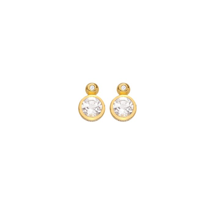 Strieborné náušnice Hot Diamonds X Gemstones Droplet DE774