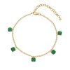Strieborný náramok Hot Diamonds X Gemstones Square DL663