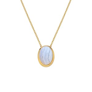 Strieborný prívesok Hot Diamonds X Gemstones Oval DN190