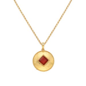 Strieborný prívesok Hot Diamonds X Gemstones Coin DP934