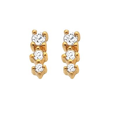 Strieborné náušnice Hot Diamonds x Jac Jossa Hope DE758