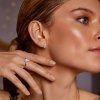 Strieborné náušnice Hot Diamonds Glimmer DE736