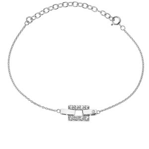 Strieborný náramok Hot Diamonds Echo DL648